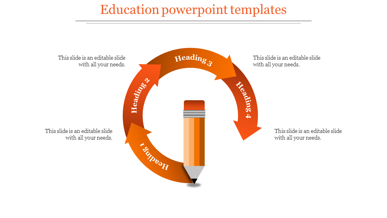 education powerpoint templates-education powerpoint templates-4-Orange